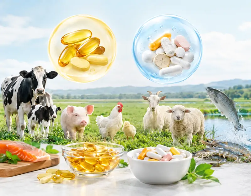feed grade vitamins vitamin cấp thức ăn