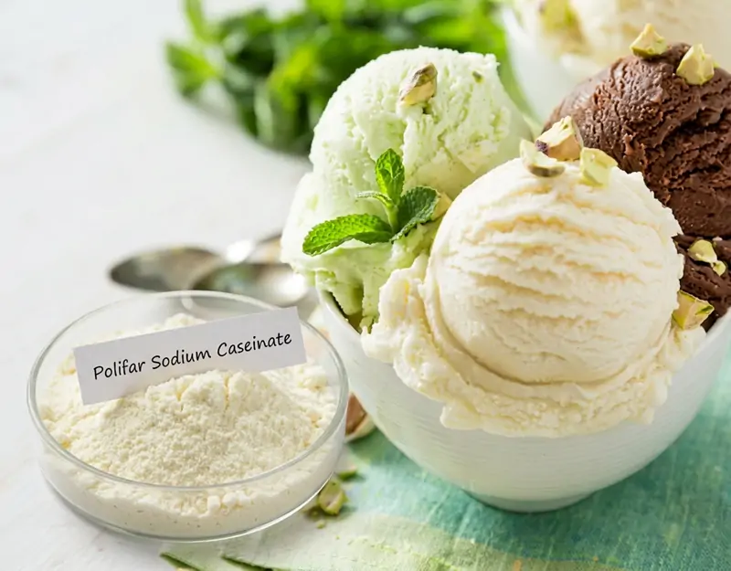 Sodium Caseinate use in ice cream Sử dụng Natri Caseinate trong kem