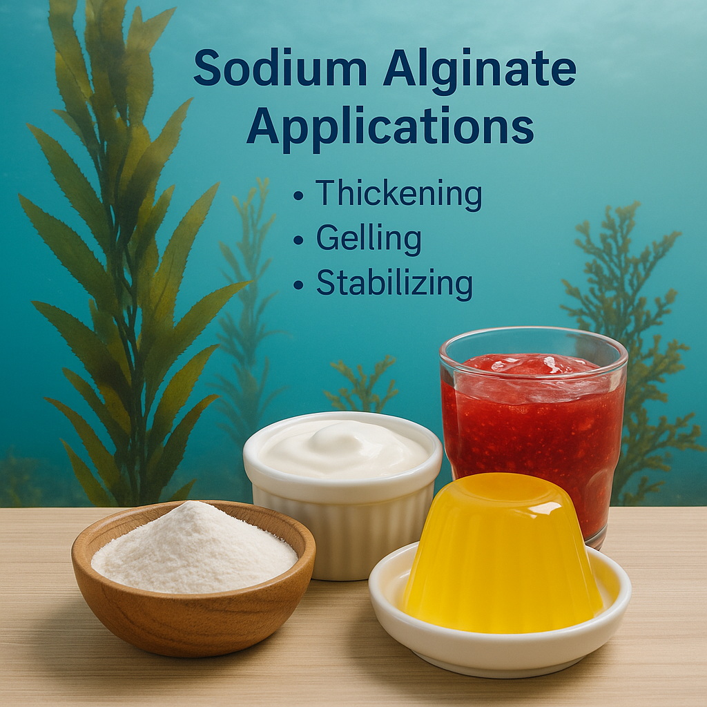 Các ứng dụng của natri alginate