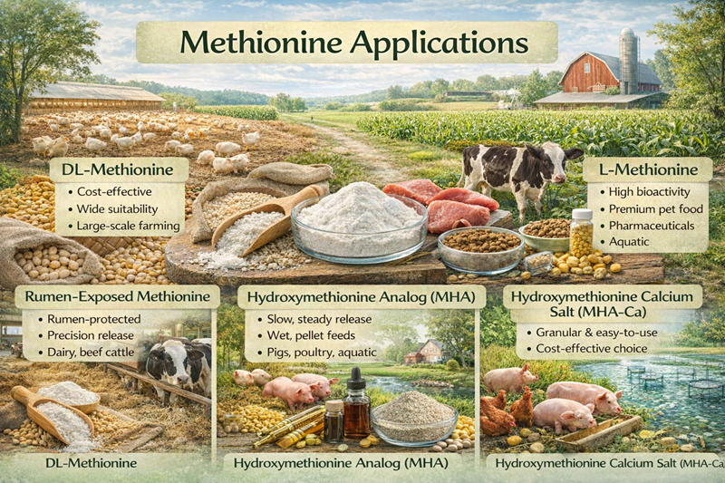 Ứng dụng Methionine
