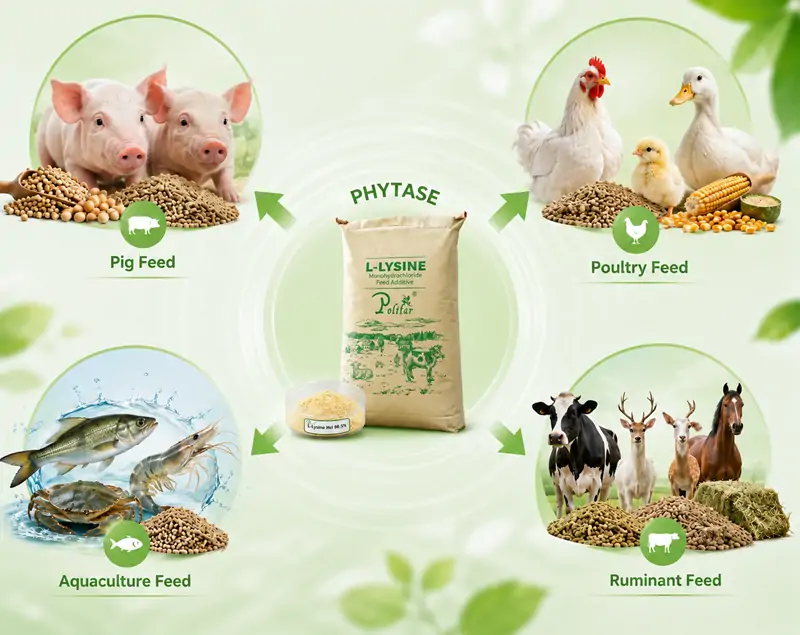 Ứng dụng Phytase trong ng&agrave;nh thức ăn chăn nu&ocirc;i